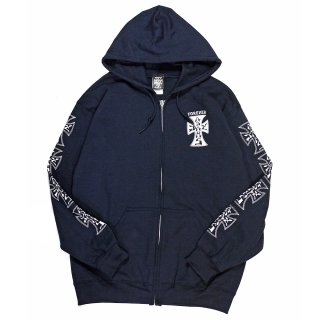 [Jay Adams]-Original Cross Logo Zip Hood-Black- | ジェイアダムス