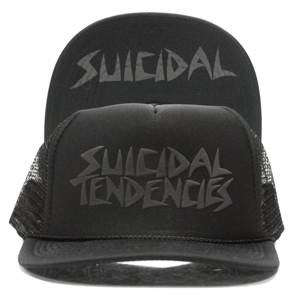 画像1: [SUICIDAL TENDENCIES]-Mesh Cap-BLACK/BLACK- (1)