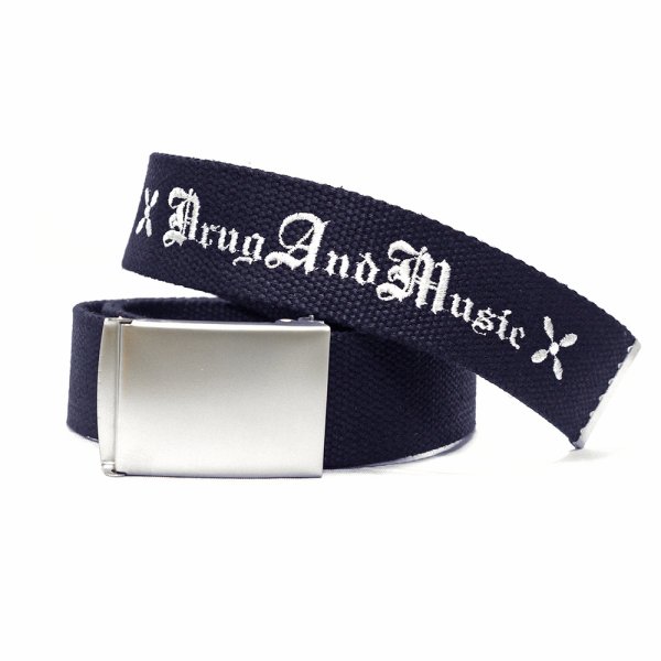 画像1: [DxAxM]-GI BELT-NAVY- (1)