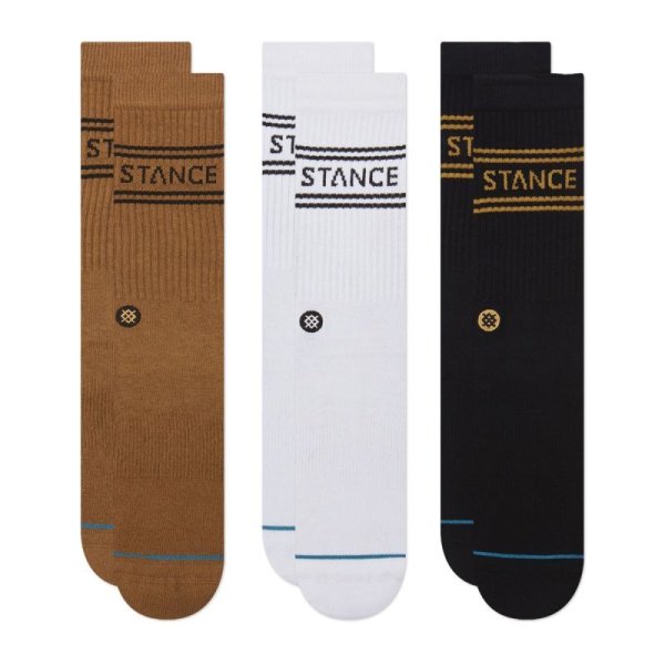 画像1: [STANCE]-BASIC 3 PACK CREW-GOLD- (1)