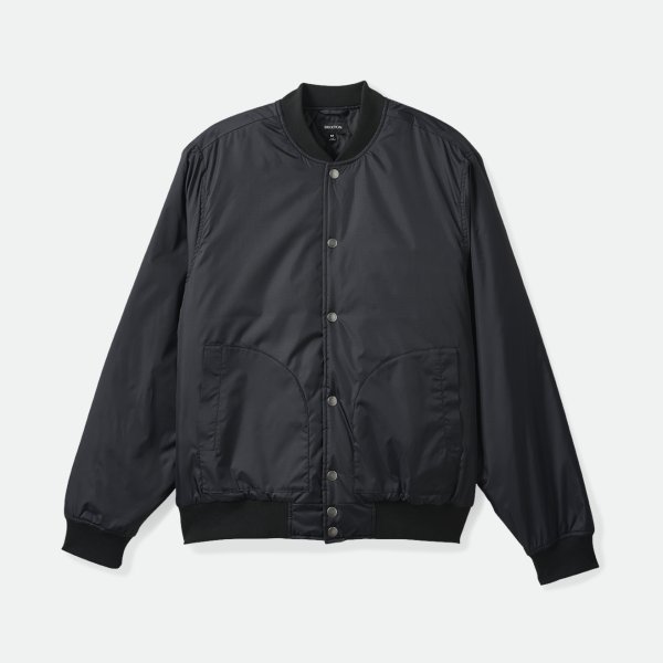 画像1: [BRIXTON]-DILLINGER FLIGHT BOMBER JKT-BLACK- (1)