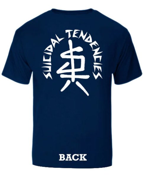 画像1: [SUICIDAL TENDENCIES]-SxTx Logo Tee-NAVY- (1)