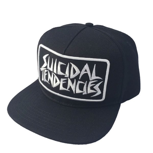 画像1: [SUICIDAL TENDENCIES]-ST LOGO PATCH SNAPBACK CAP-BLACK- (1)