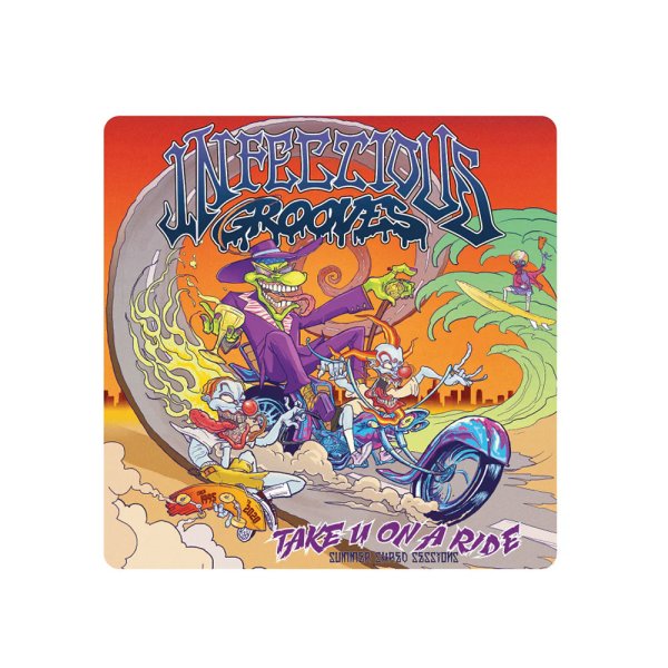 画像1: [INFECTIOUS GROOVES]-TAKE YOU ON A RIDE STICKER- (1)