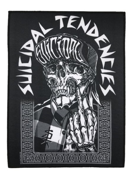 画像1: [SUICIDAL TENDENCIES]-One Finger BACK PATCH- (1)