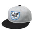 画像2: [BLACK FLYS]-SEMICIRCLE SNAPBACK CAP-H.GRY/BLK- (2)