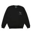 画像2: [BLACK FLYS]-SOLID BF CREW SWEAT-BLACK- (2)