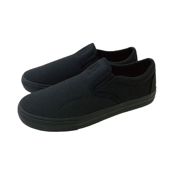 画像1: [POSSESSED SHOE.Co]-海賊版チャッカーズSLIP ON-BLKxBLK- (1)